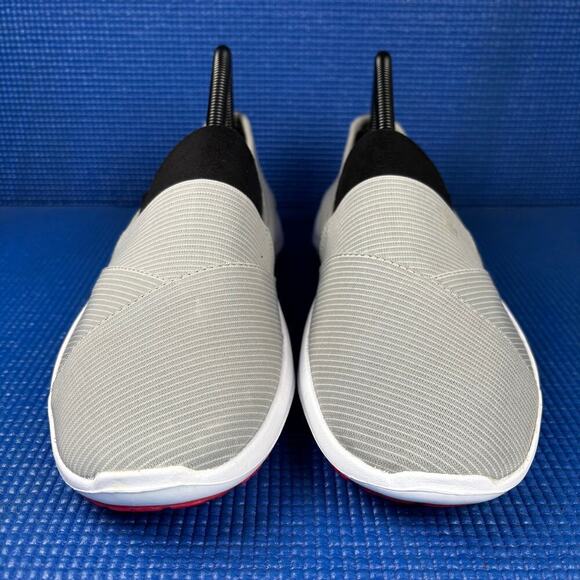 🔴 L.L BEAN BACK COVE Women`s Size 8M Grey White Slip On Walking Shoes 212712 - Picture 2 of 8